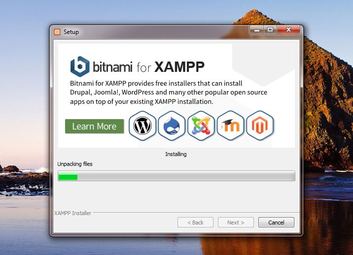 Install Xampp 7.2.5 in windows(32 bit)
